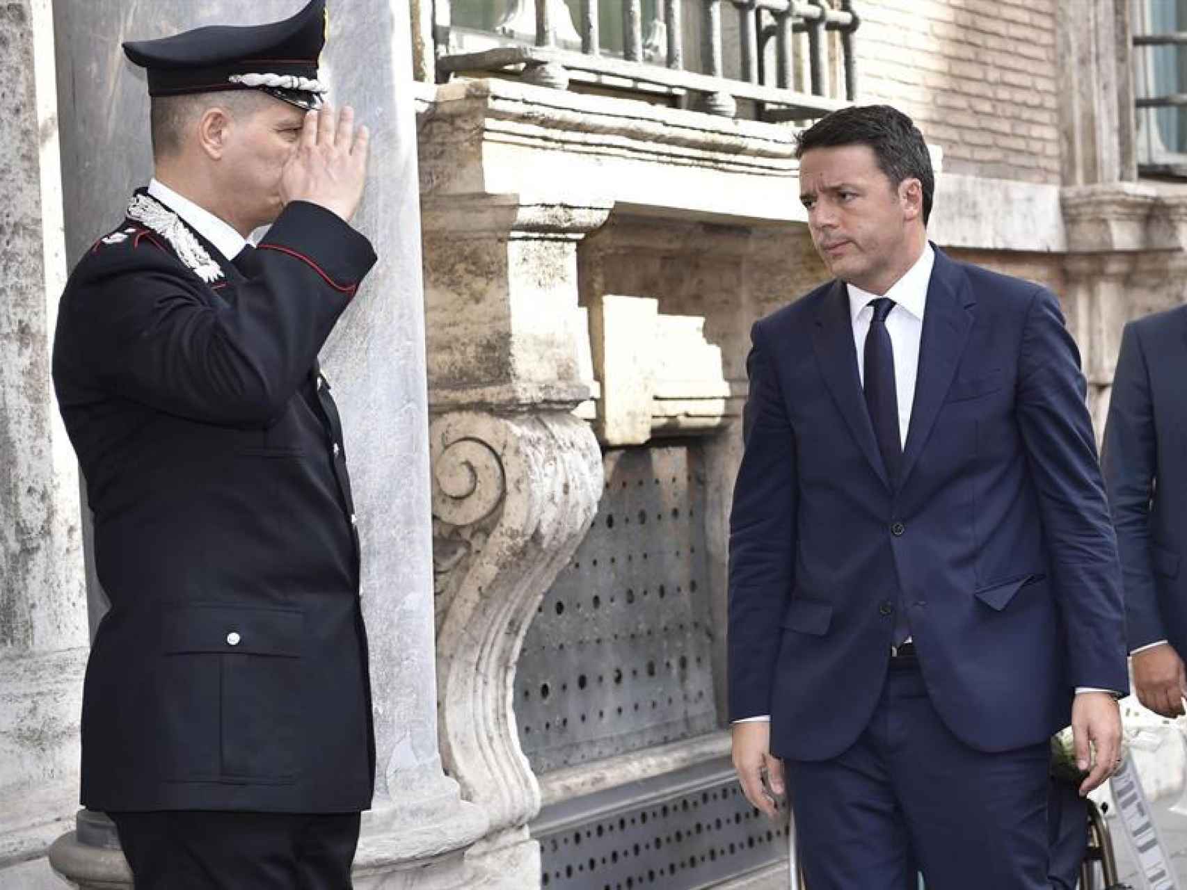 El Primer Ministro italiano Matteo Renzi.