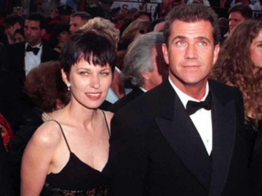 Mel Gibson, cuando aún estaba casado con Robyn Moore.