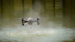 Uno de los drones presentados en la Feria.