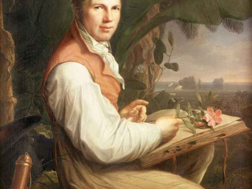 Alexander von Humboldt pintado por Friedrich Georg Weitsch en 1806.