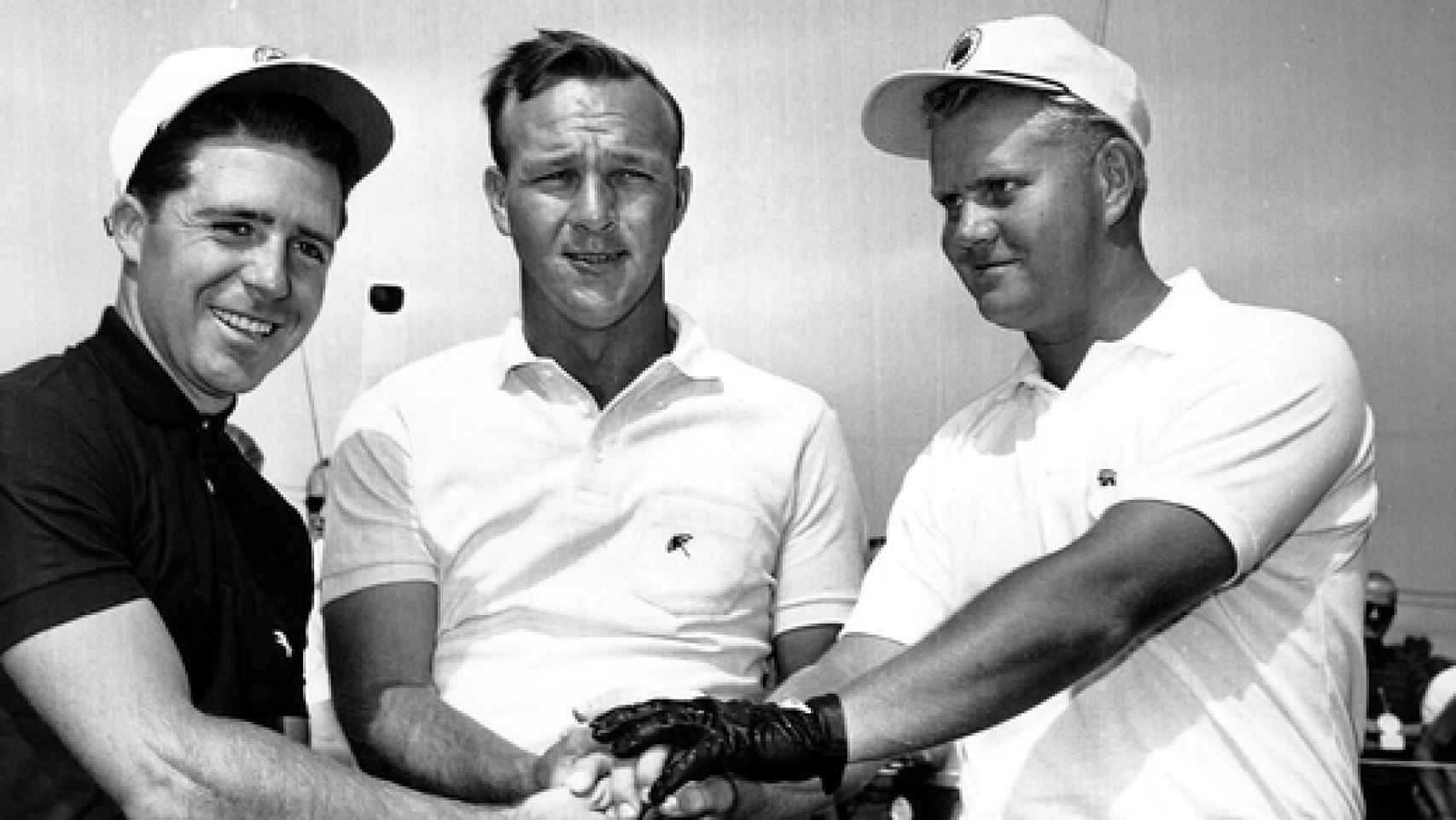 Gary Player, Arnold Palmer y Jack Nicklaus, el Big Three del golf.