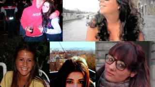 Las cinco jóvenes que fallecieron en el Madrid Arena