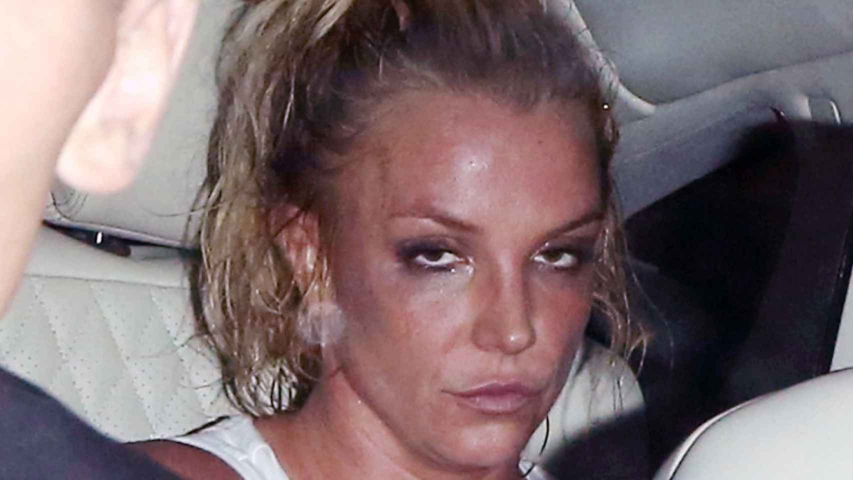 Imágenes del día: Britney Spears, agotada