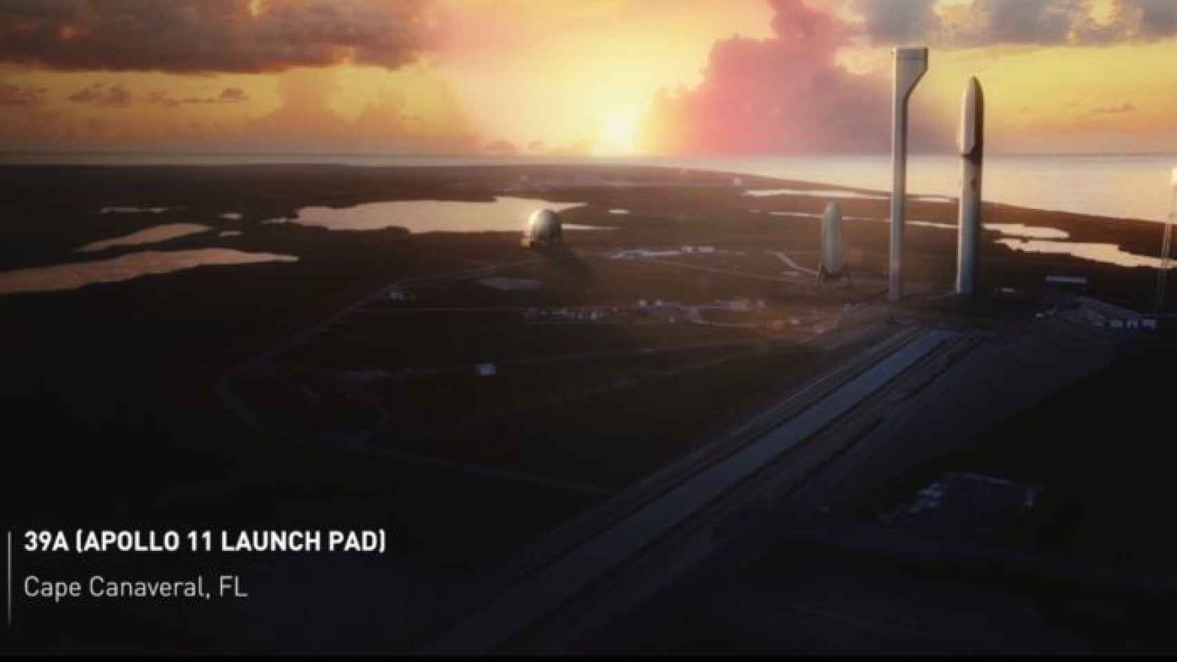 Fotograma de la presentación de SpaceX para su misión a Marte.