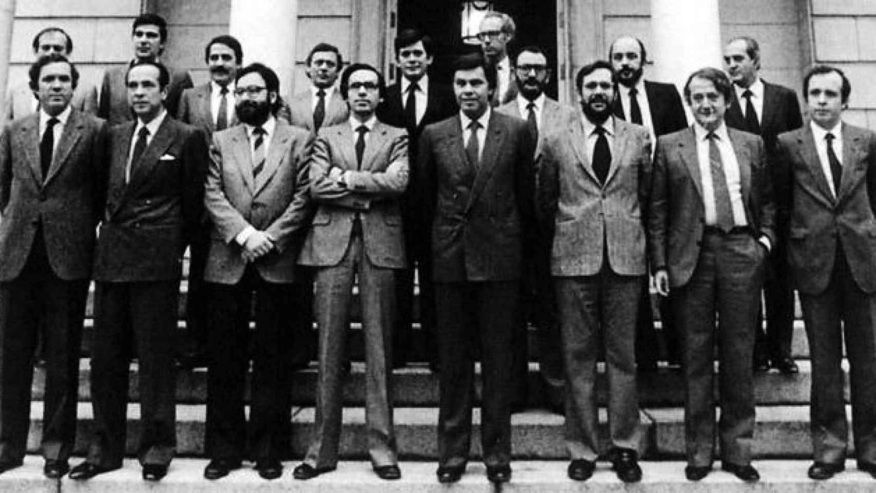 Imagen del primer gobierno de Felipe González, en 1982.