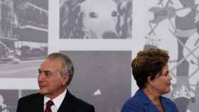 Michel Temer y Dilma Rousseff.