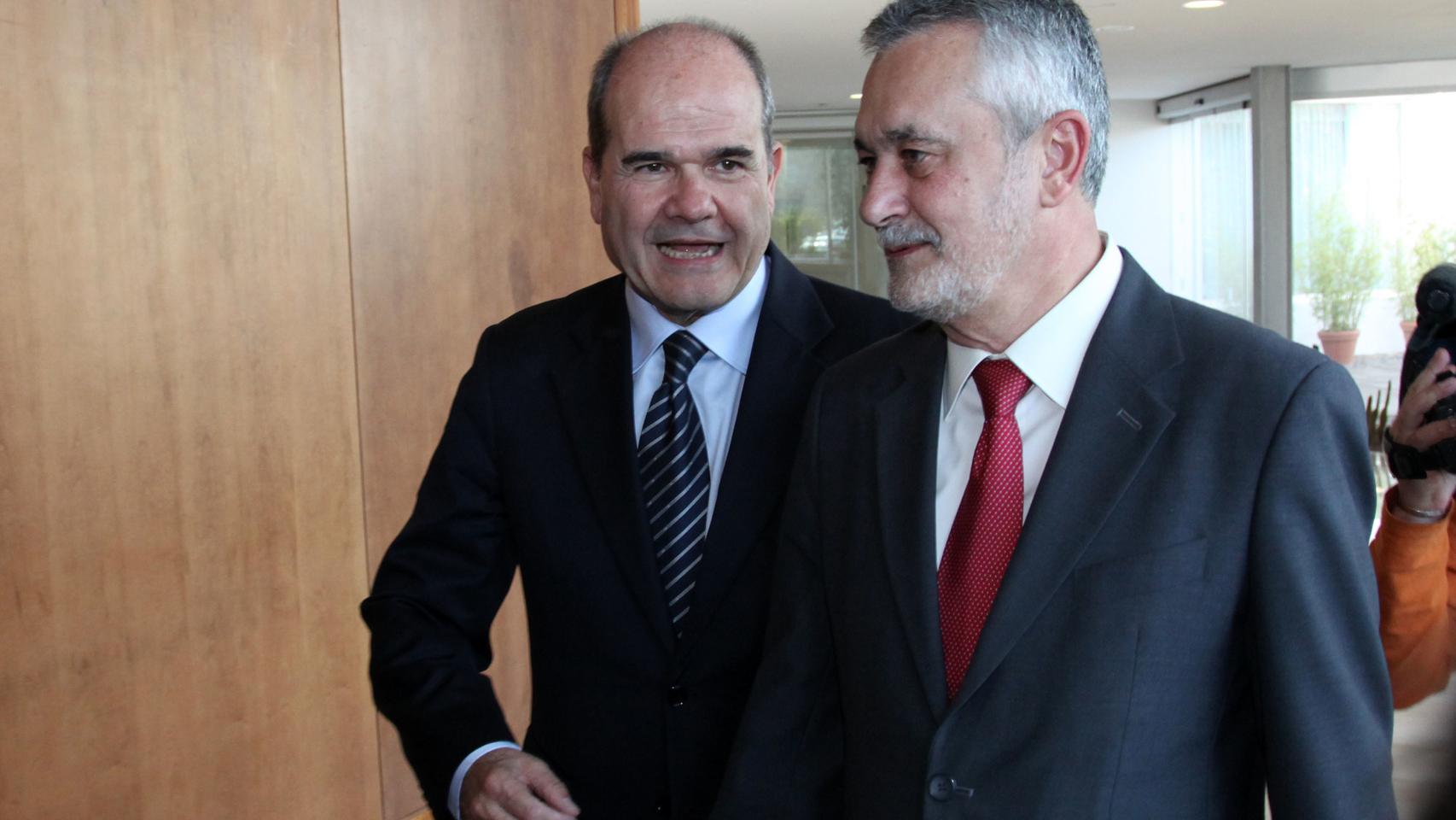 Manuel Chaves y José Antonio Griñán.