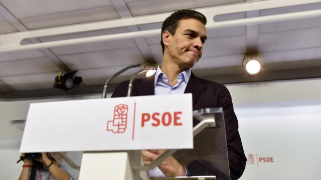 El ex secretario general del PSOE Pedro Sánchez.