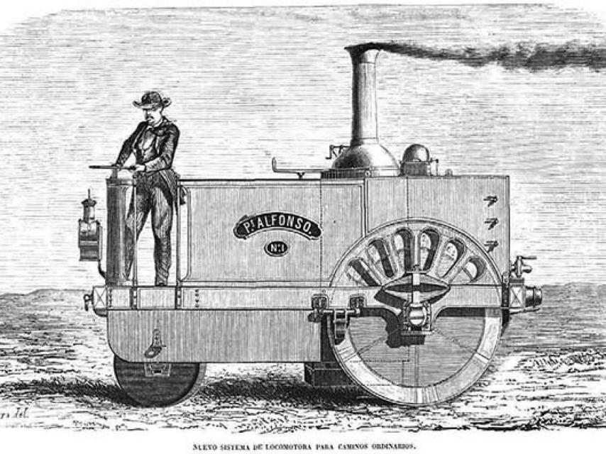 El locomóvil Castilla de 1861.