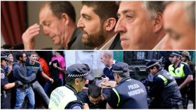 Esquizofrenia de Bildu en Pamplona: ataca a la Policía Municipal y a su propio jefe por desalojar a unos 'okupas'