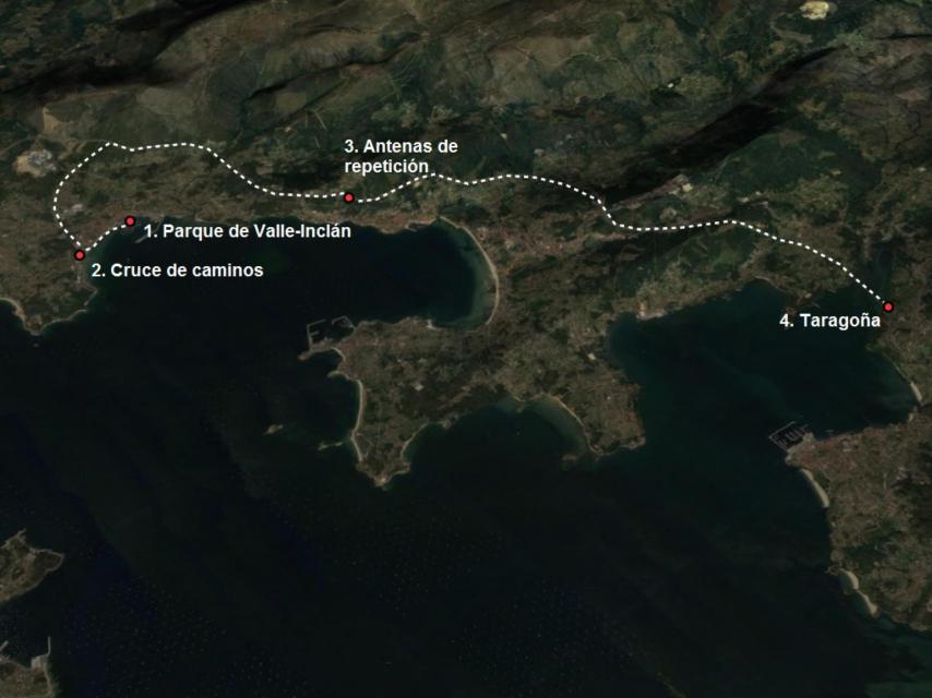 Recorrido hecho por Diana Quer la noche de su desaparición.
