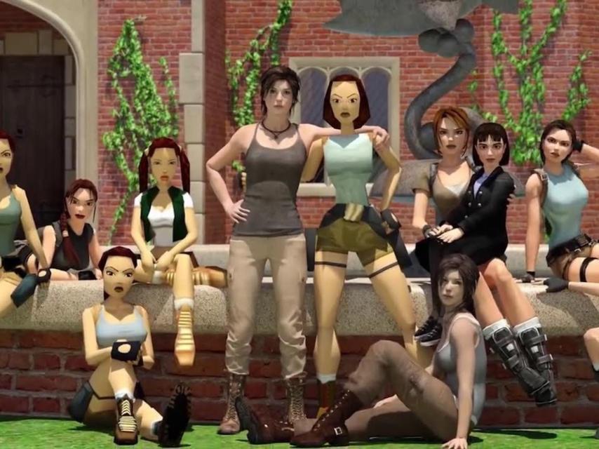 Todas las Lara Croft hasta la fecha.
