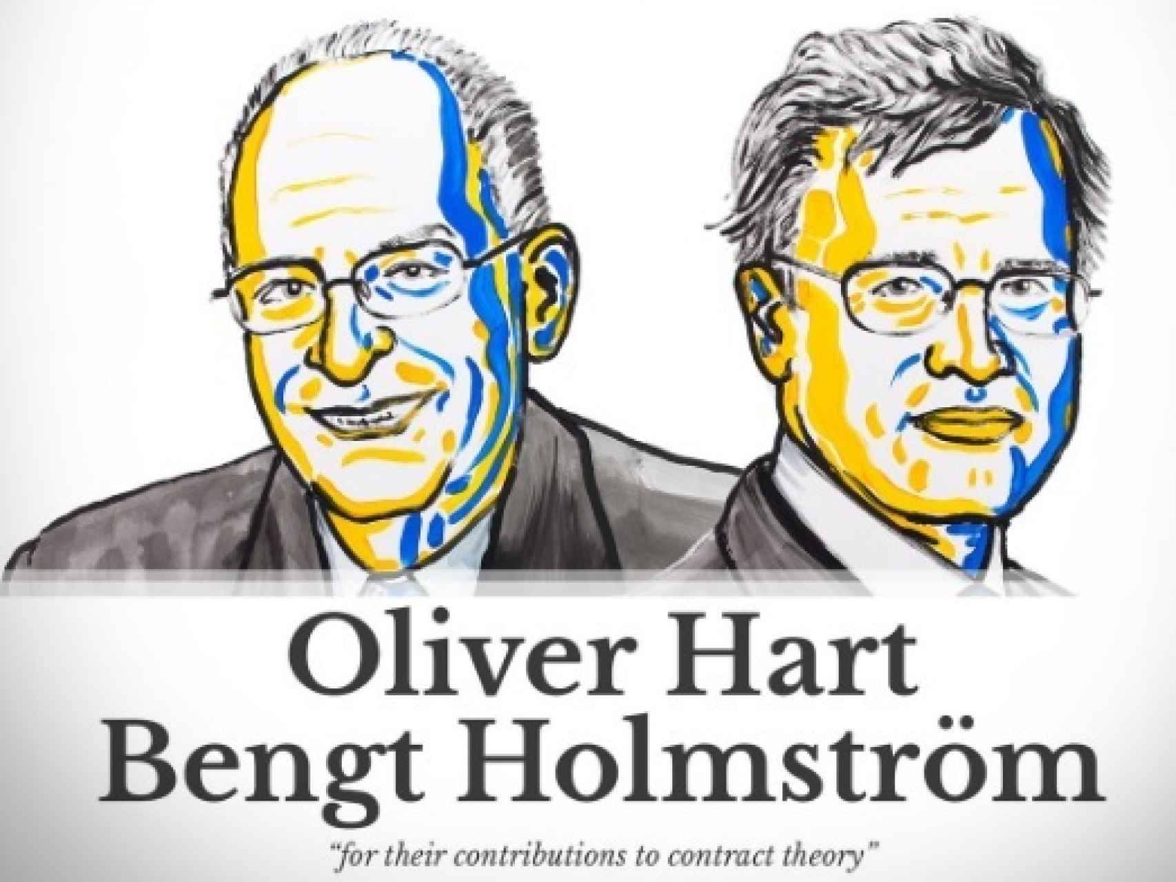 Oliver Hart y Berngt Holmström ganan el Nobel de Economía de 2016.