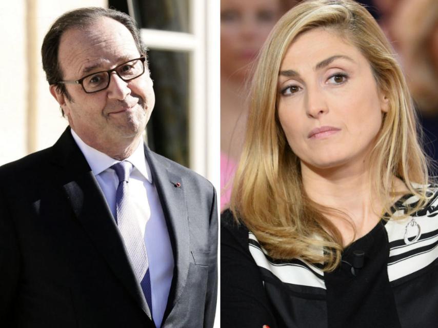 Hollande y Gayet, en un montaje hecho por El Español.