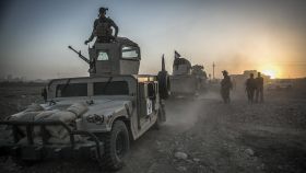 Despliegue de las fuerzas locales en Mosul.