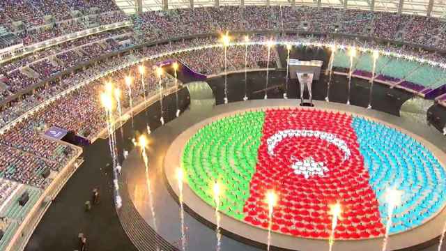 Ceremonia de apertura de Bakú 2015.