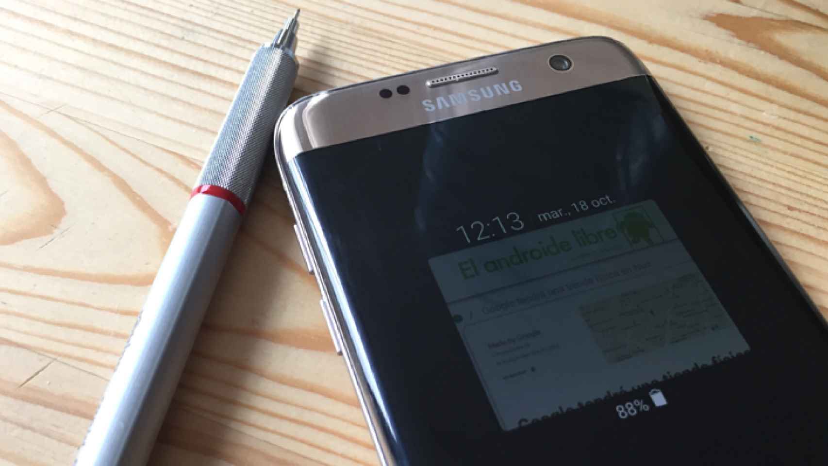 El Galaxy S7 y S7 Edge reciben parte del Always on Display del Note 7