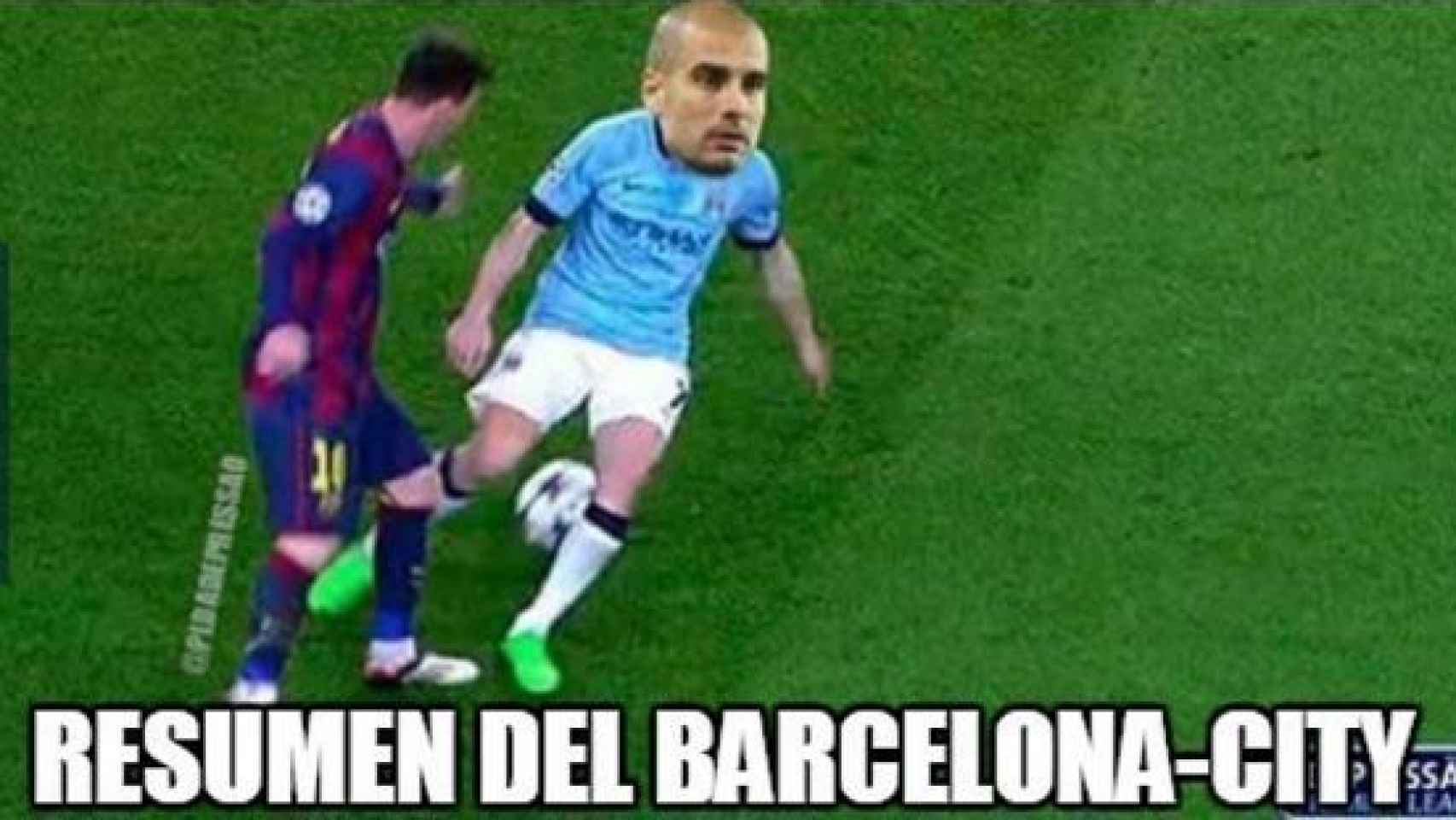 Los mejores memes de la derrota de Guardiola contra el Barcelona
