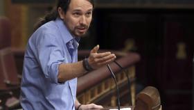 Pablo Iglesias, en el Congreso.