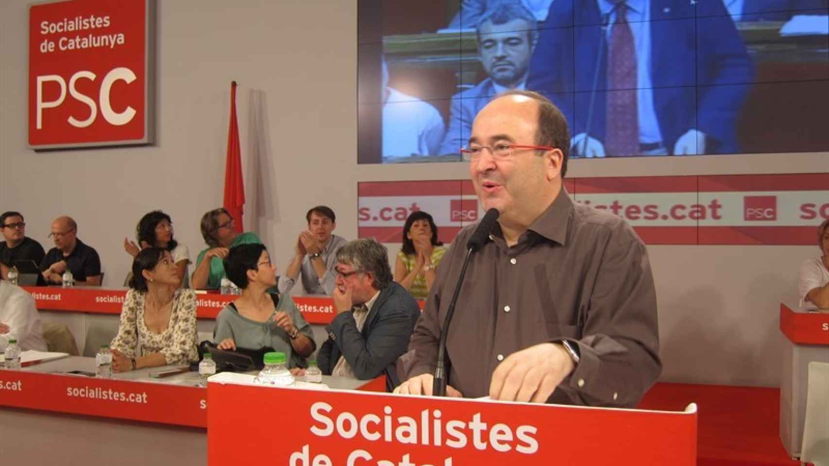 El primer secretario del partido, Miquel Iceta, defiende que el PSC no puede facilitar la investidura de Rajoy.