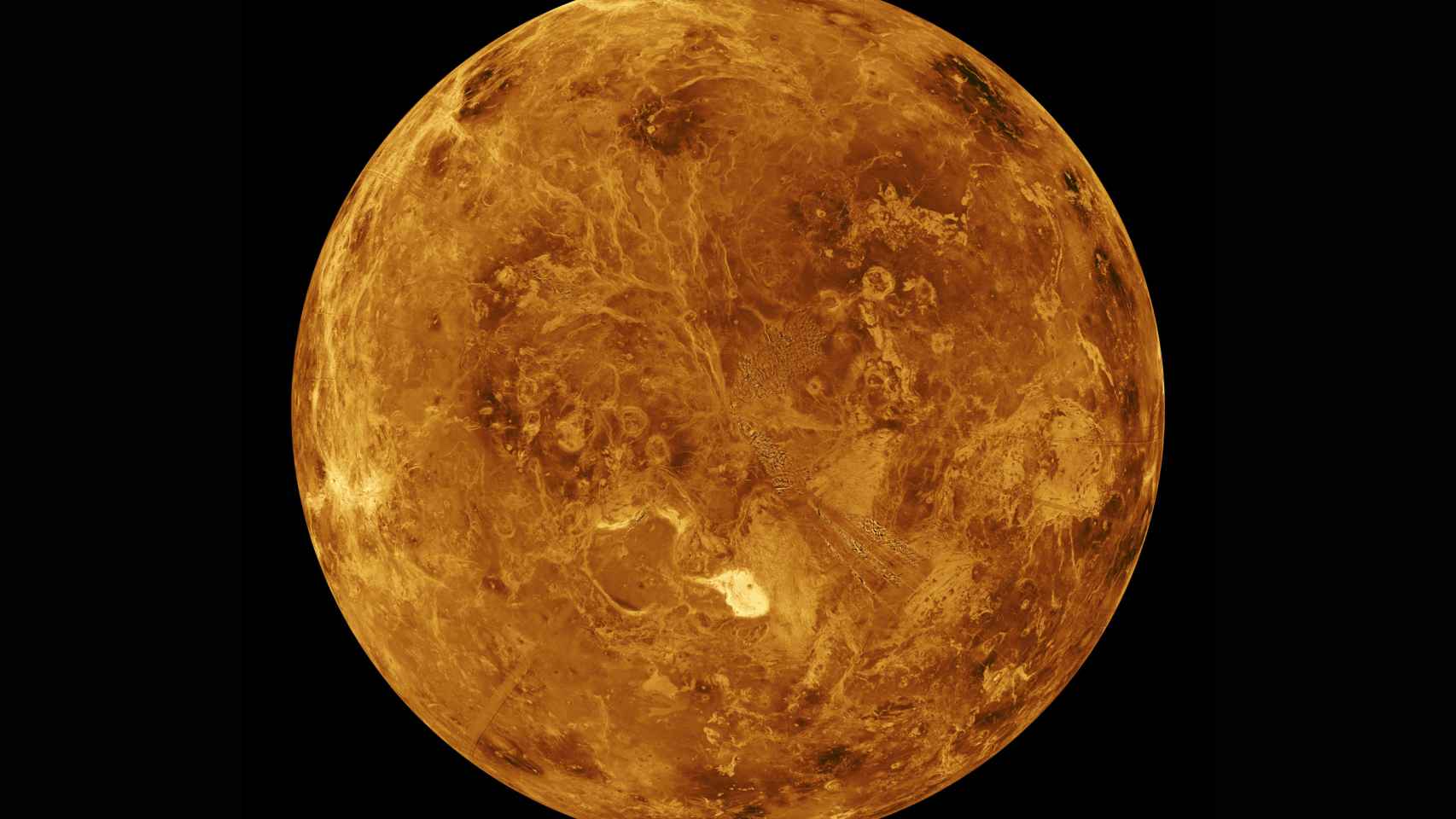 Imagen de Venus desde la sonda Magallanes