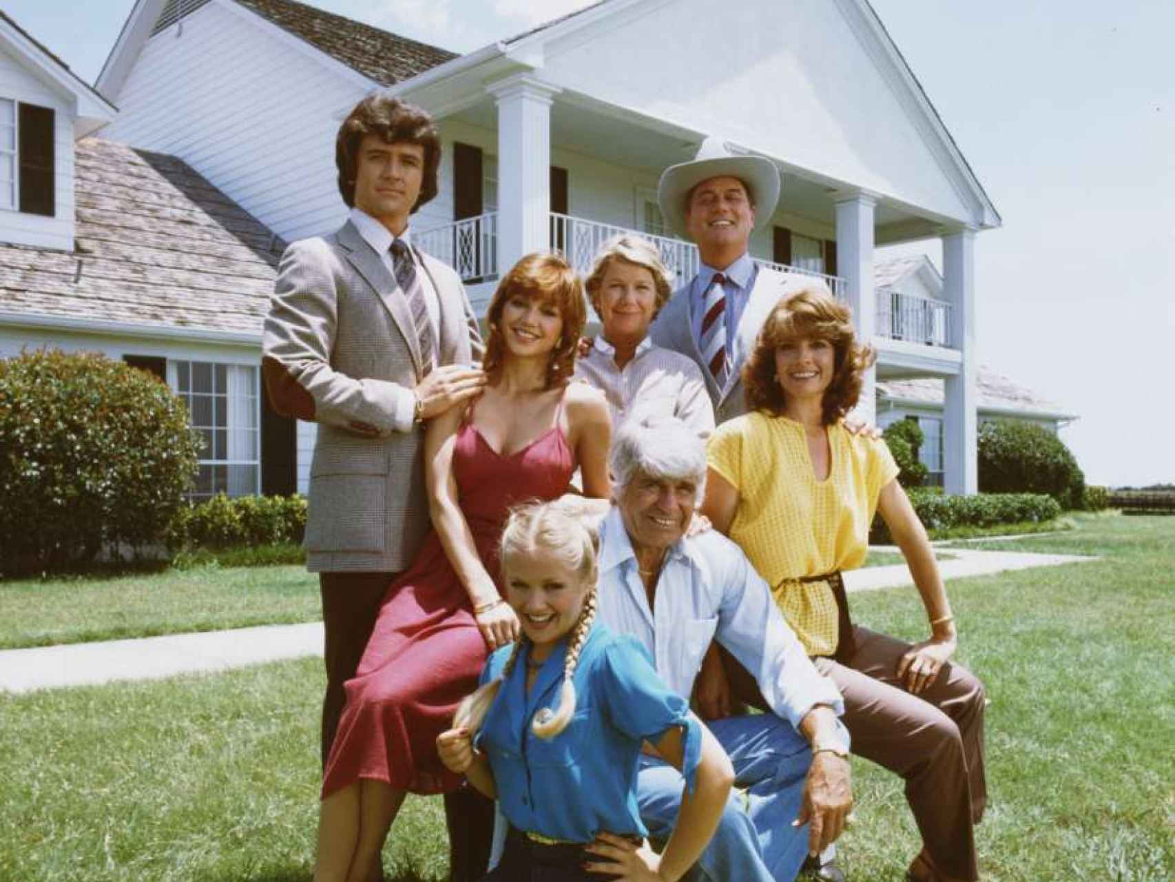 La familia Ewing, protagonistas de Dallas.