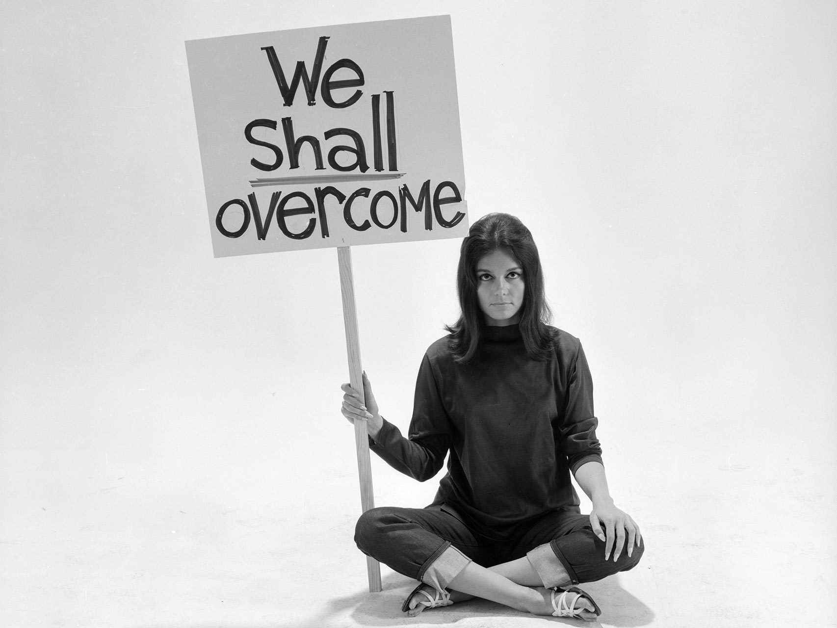 La escritora, periodista y activista americana por los derechos de la mujer Gloria Steinem.