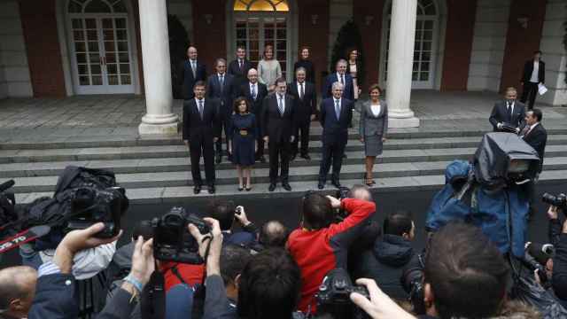 La foto de familia del primer consejo de Ministros de Rajoy