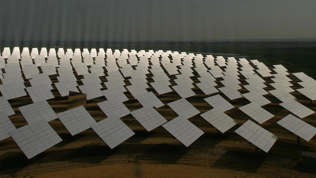 Placas solares de Abengoa.