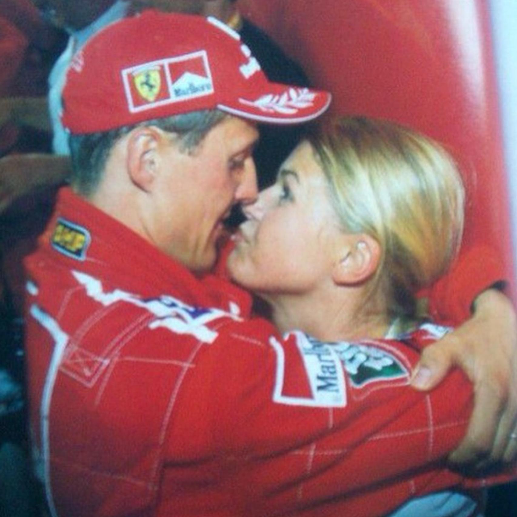 Michael Schumacher, con su mujer, Corinna