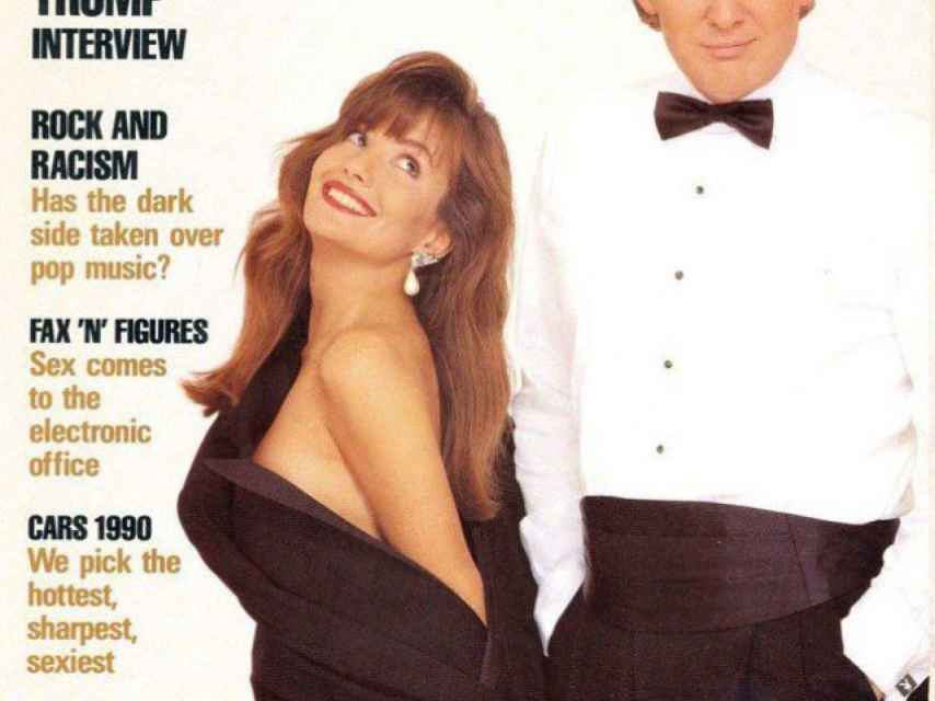 Trump en la portada de la revista Playboy.