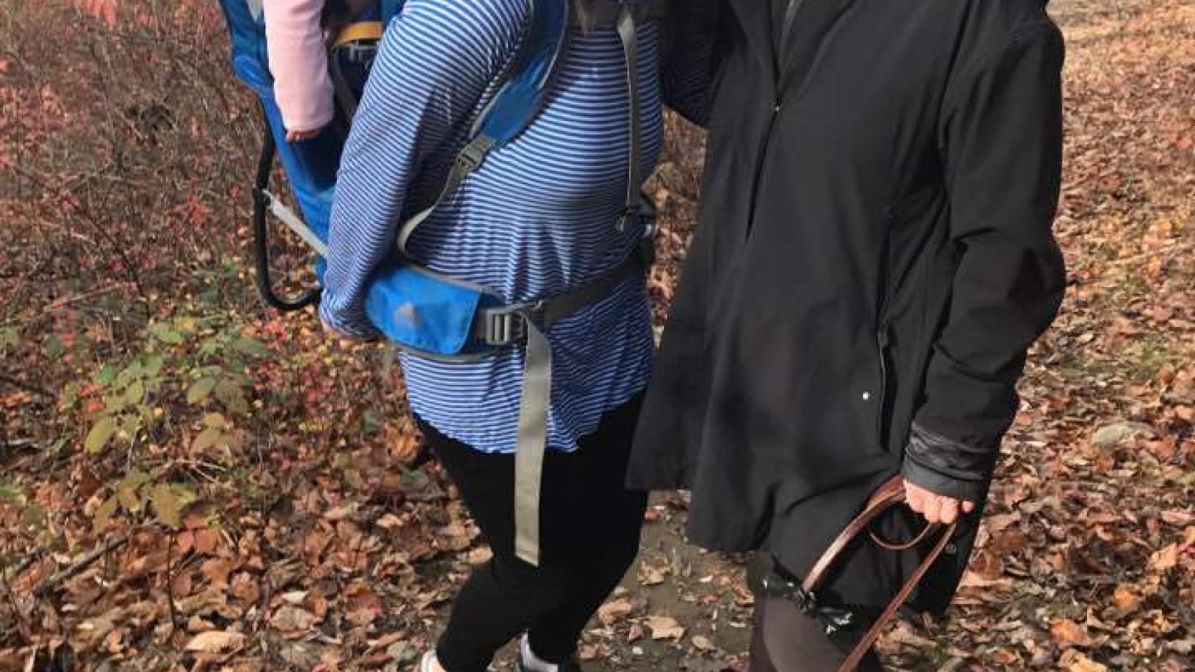Margot Gerster se encontró por casualidad con la excandidata a la presidencia de EEUU en el bosque.