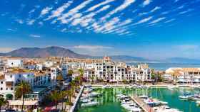 Puerto Banus, la zona más elitista de Marbella, considerada la 'capital' de la Costa del Sol.