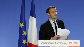 Macron anuncia su candidatura a las presidenciales francesas de 2017.