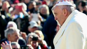 El papa Francisco, durante una de sus audiencias generales en la plaza de San Pedro del Vaticano.