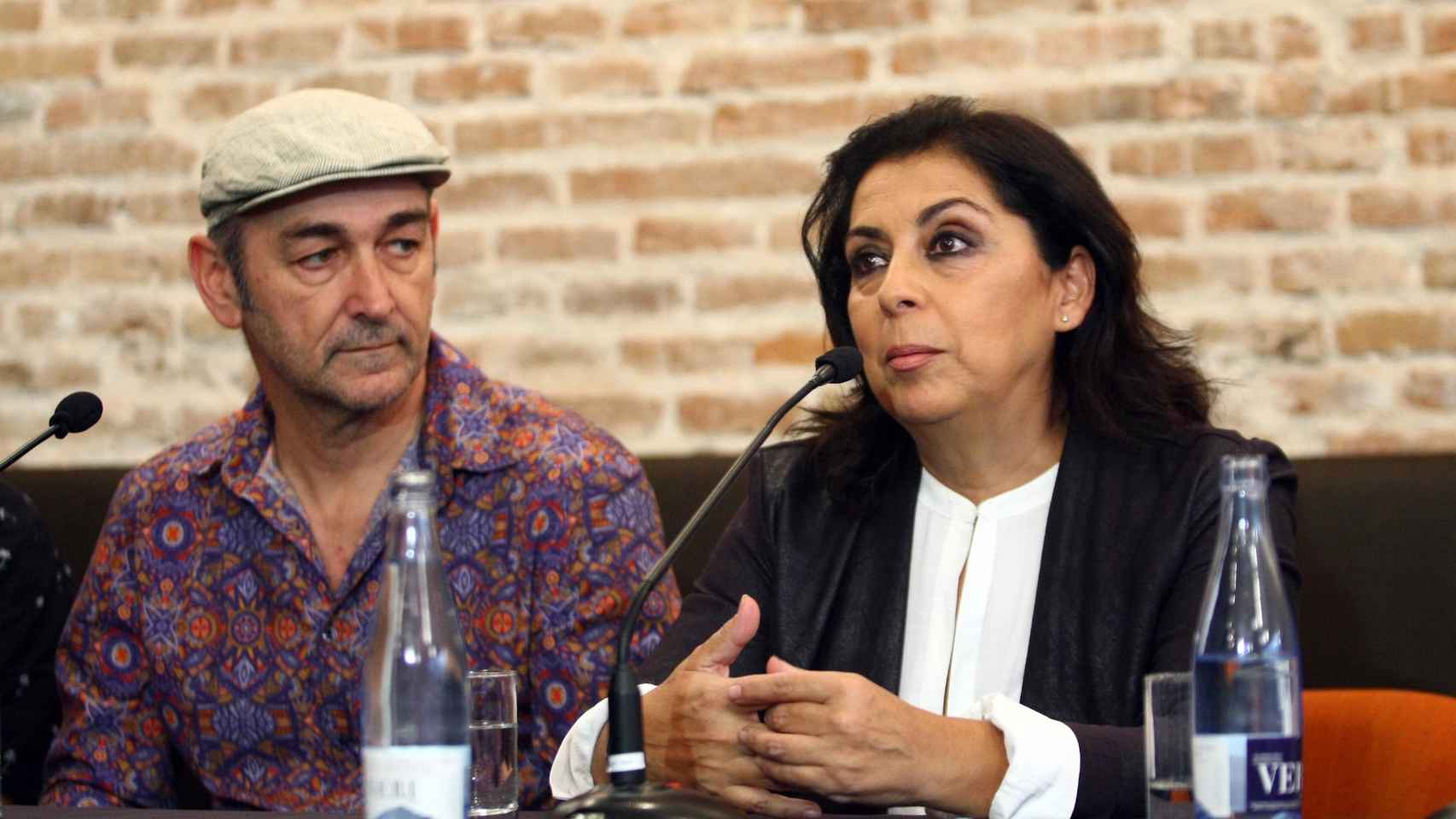Aurora Carbonell, viuda de Enrique Morente, durante la presentación del documental.