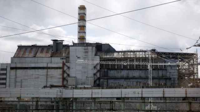 Vista general de la central nuclear de Chernóbil.
