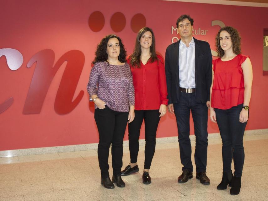Cristina Pantoja, Lluc Mosteiro, Manuel Serrano y Noelia Alcázar.