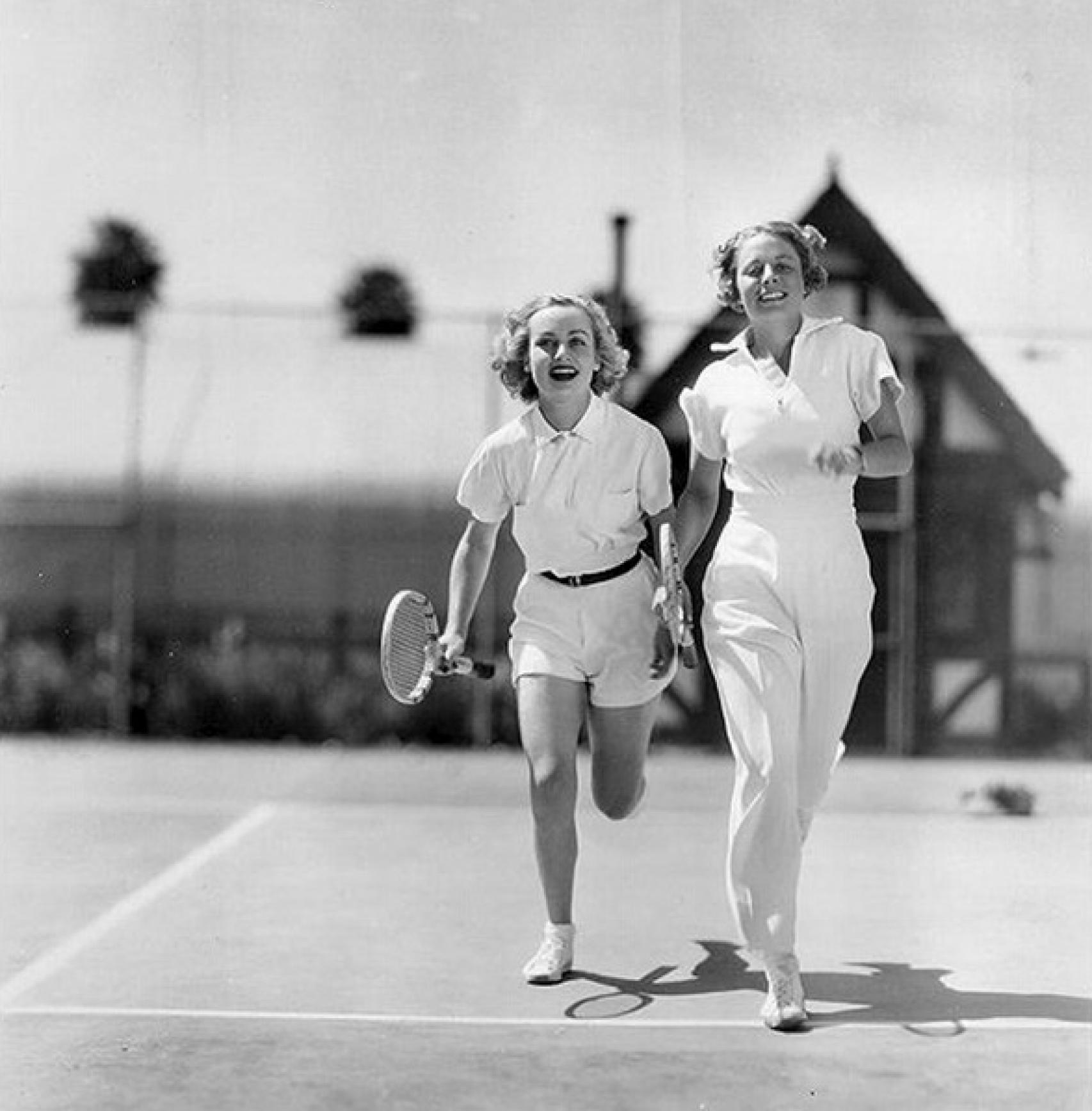 Carole Lombard y Alice Marble.