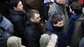 Monedero durante la manifestación