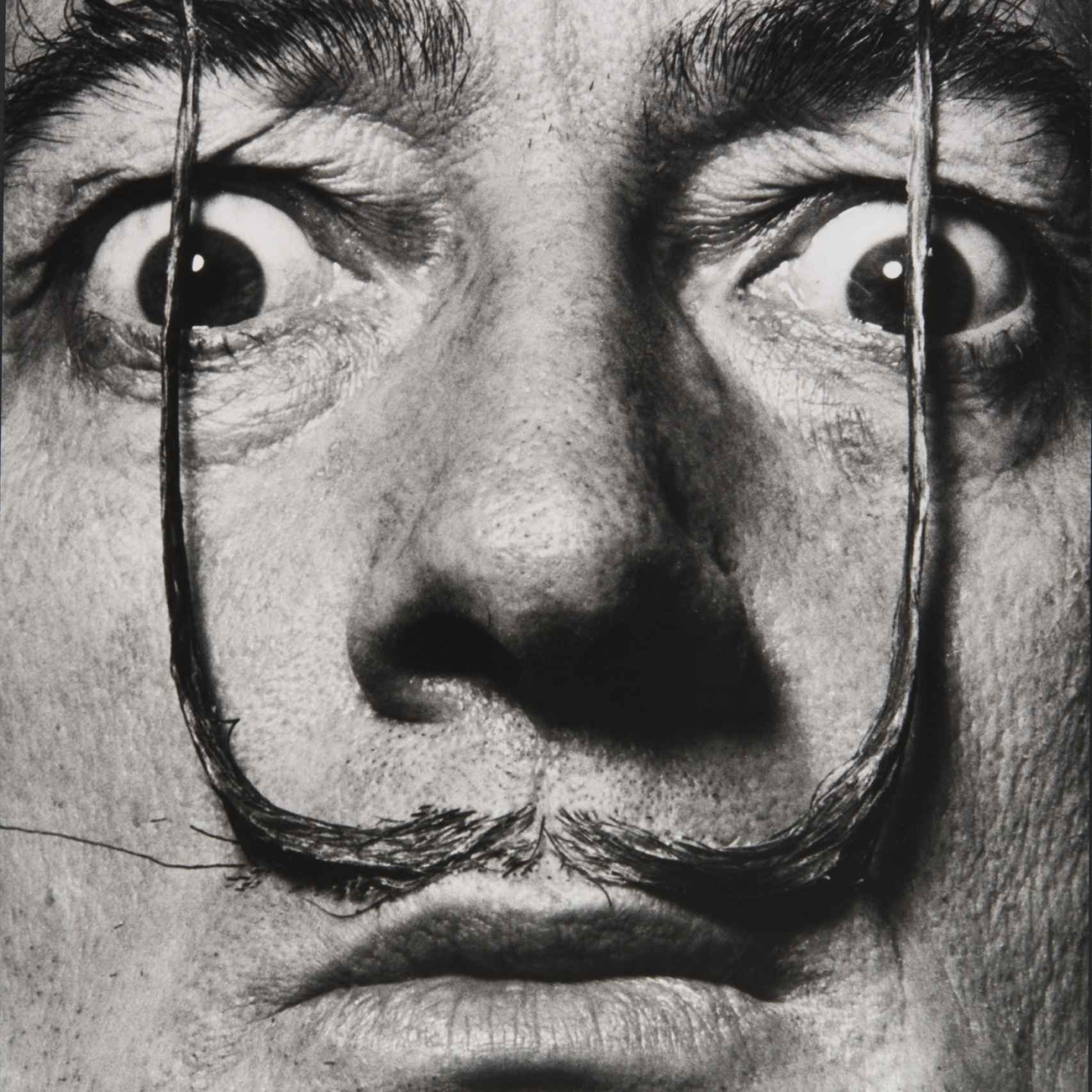 Mi bigote custodia la entrada a mi verdadero yo. Dalí por Halsman.