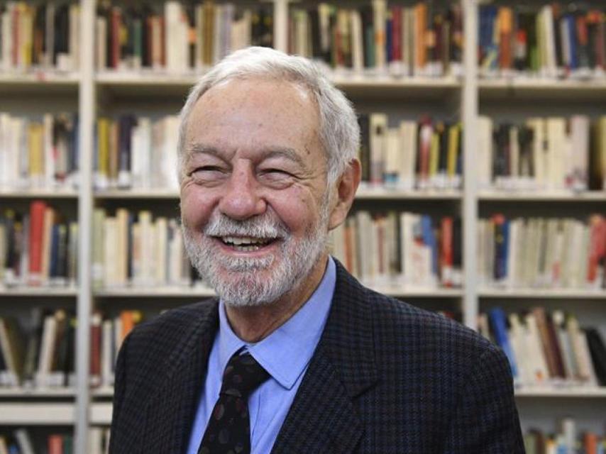 Eduardo Mendoza ha atendido a los medios desde Londres.