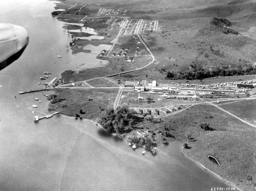 Vista aérea de Fordlandia en su momento de mayor esplendor.