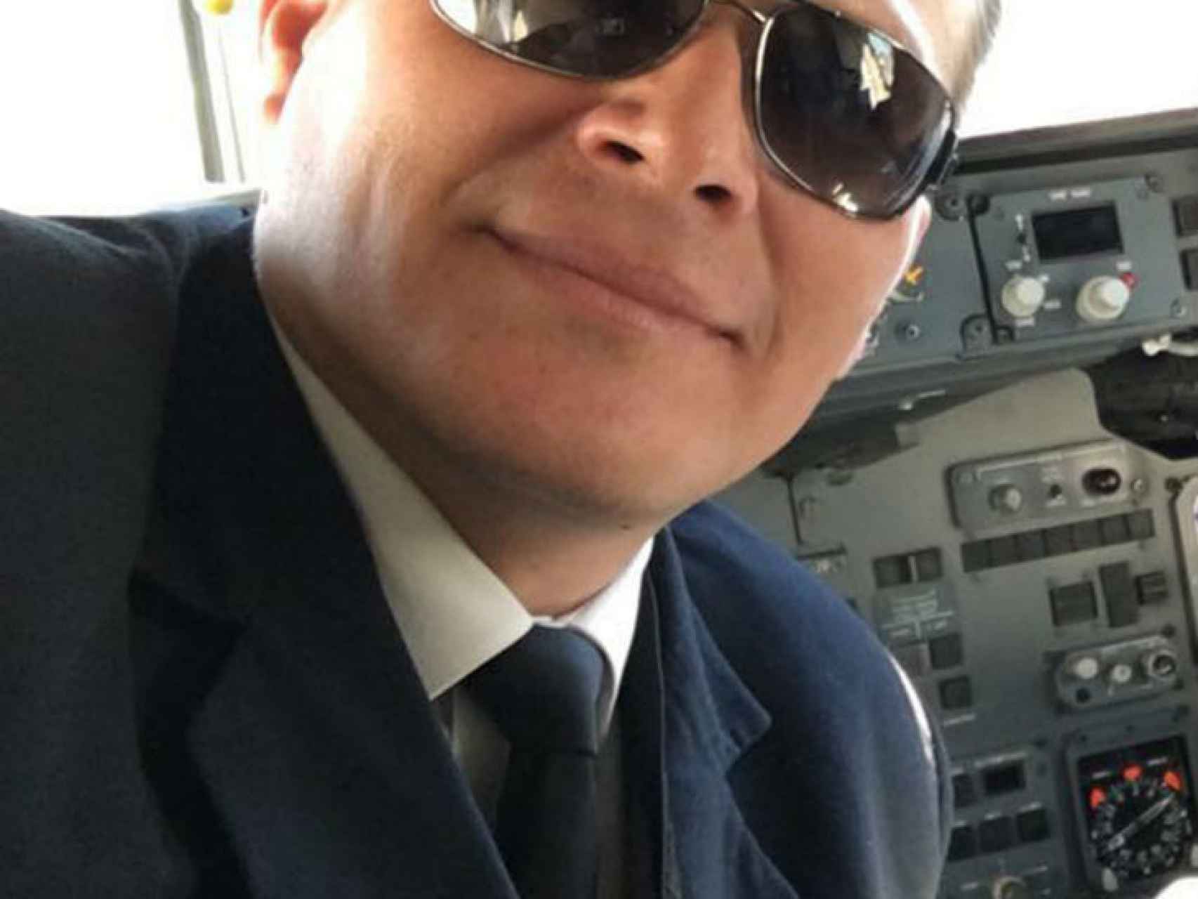 Imagen del piloto de del avión del Chapecoense, Miguel Quiroga.