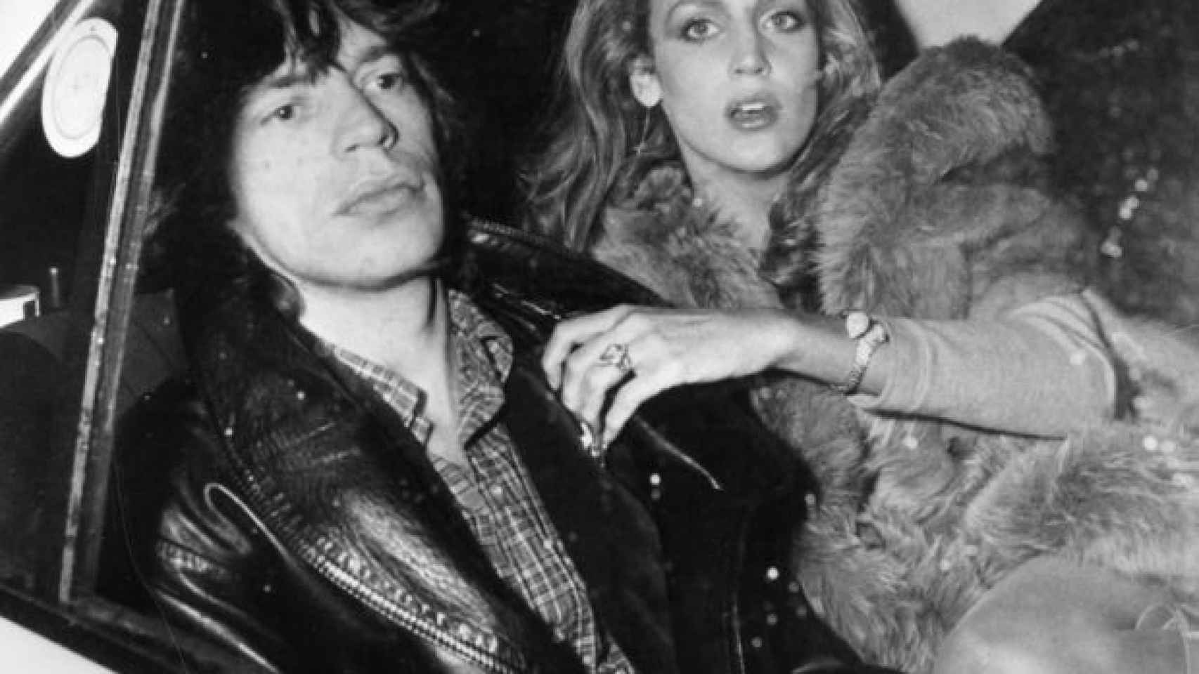 Jagger con Jerry Hall