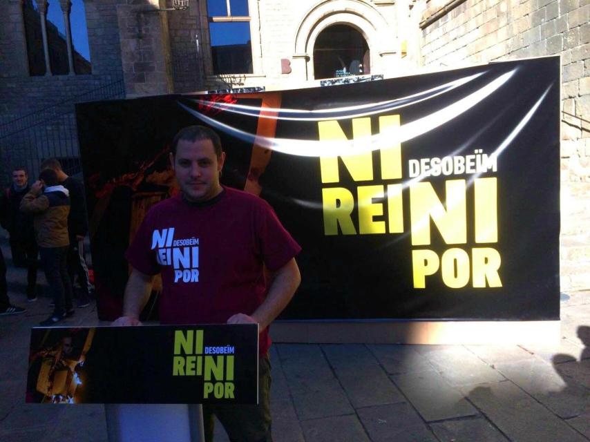 El concejal Aitor Blanc, en la rueda de prensa del pasado 2 de diciembre.