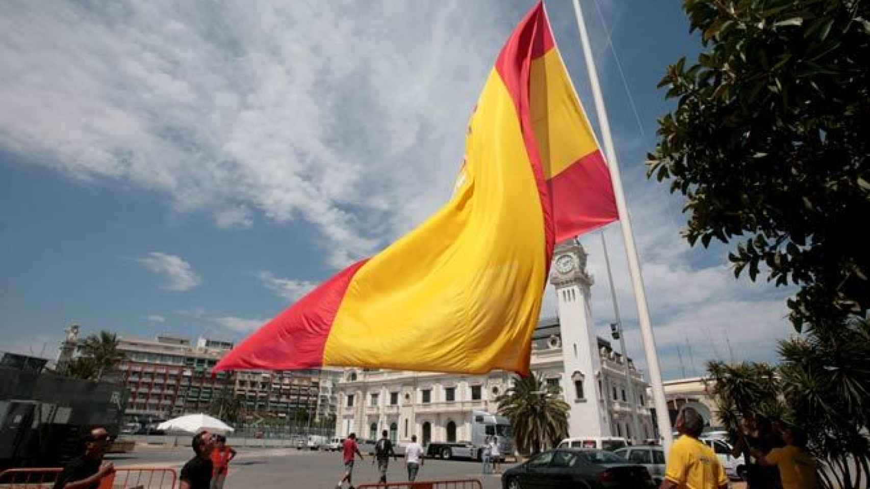 Una imagen de la bandera de España. Una imagen de la bandera de España. (EFE)
