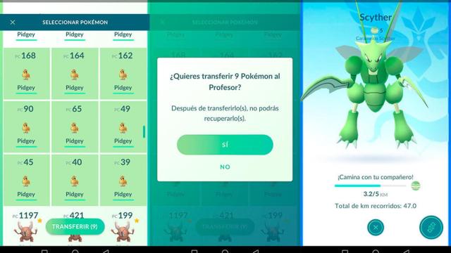 El nuevo Pokémon GO te deja transferir varios Pokémon a la vez