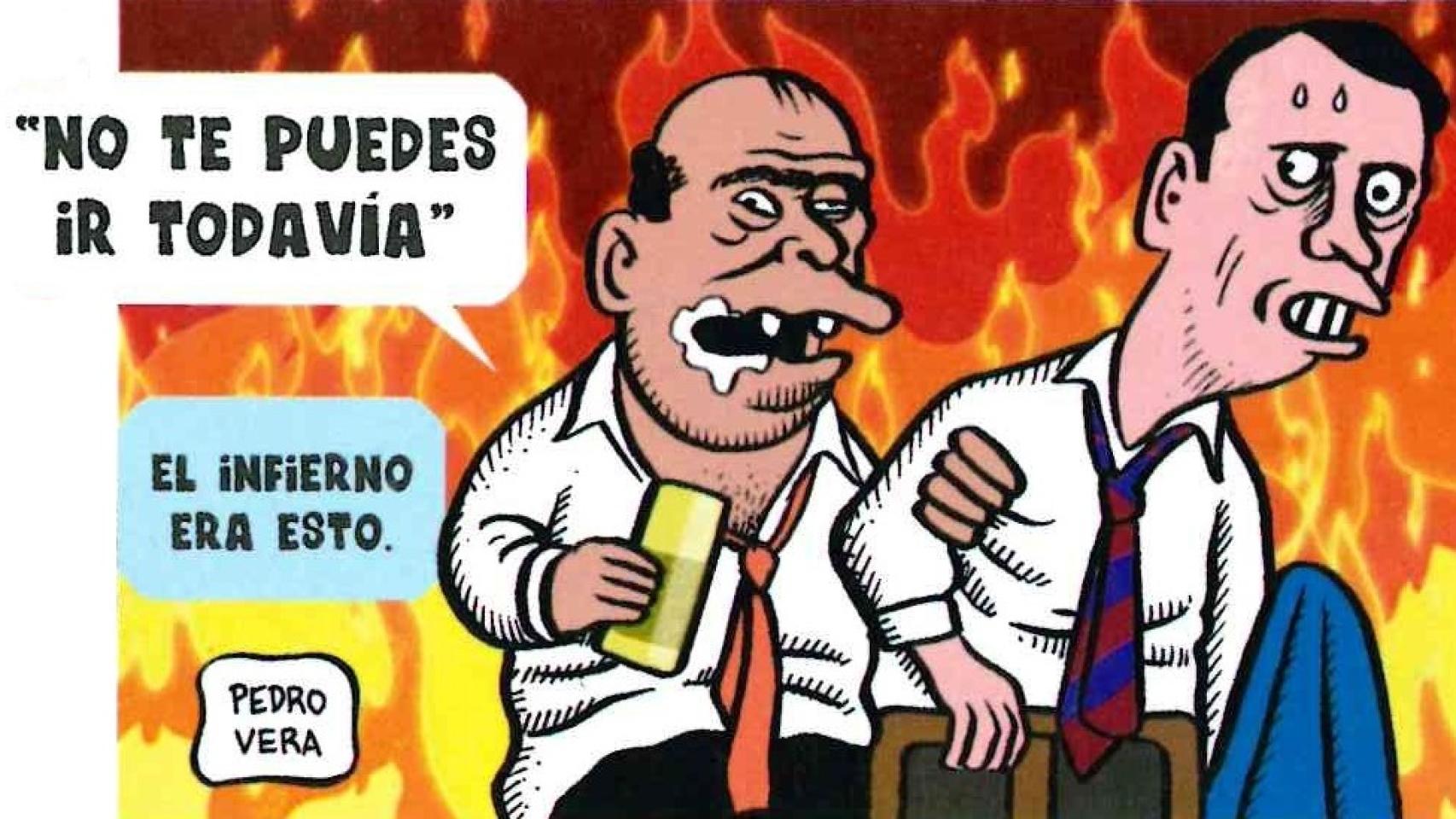Retrato del clásico cuñado ilustrado en el libro 'Rancio no, lo siguiente'.
