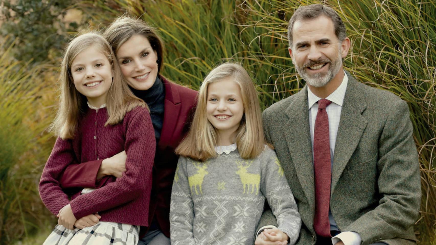 Felicitación navideña de la Familia Real de este año